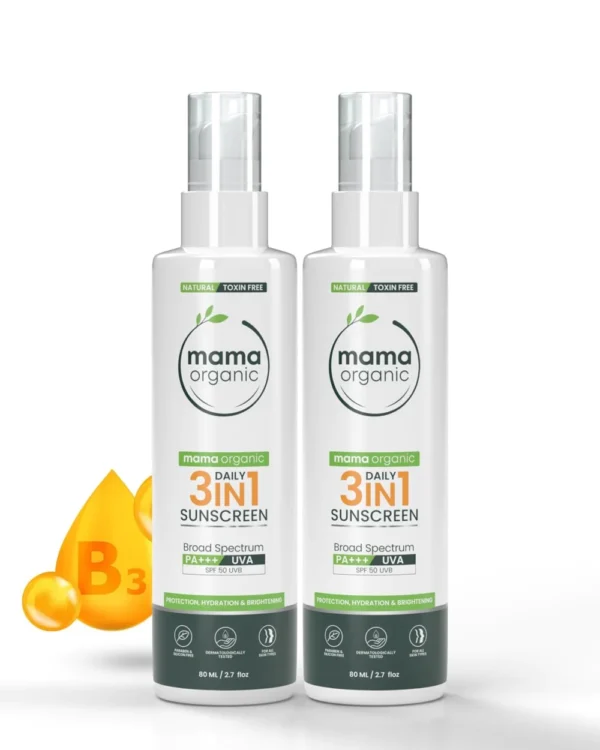 3 In 1 Daily Sunscreen 80ml Combo For Sun Protection - 80ml